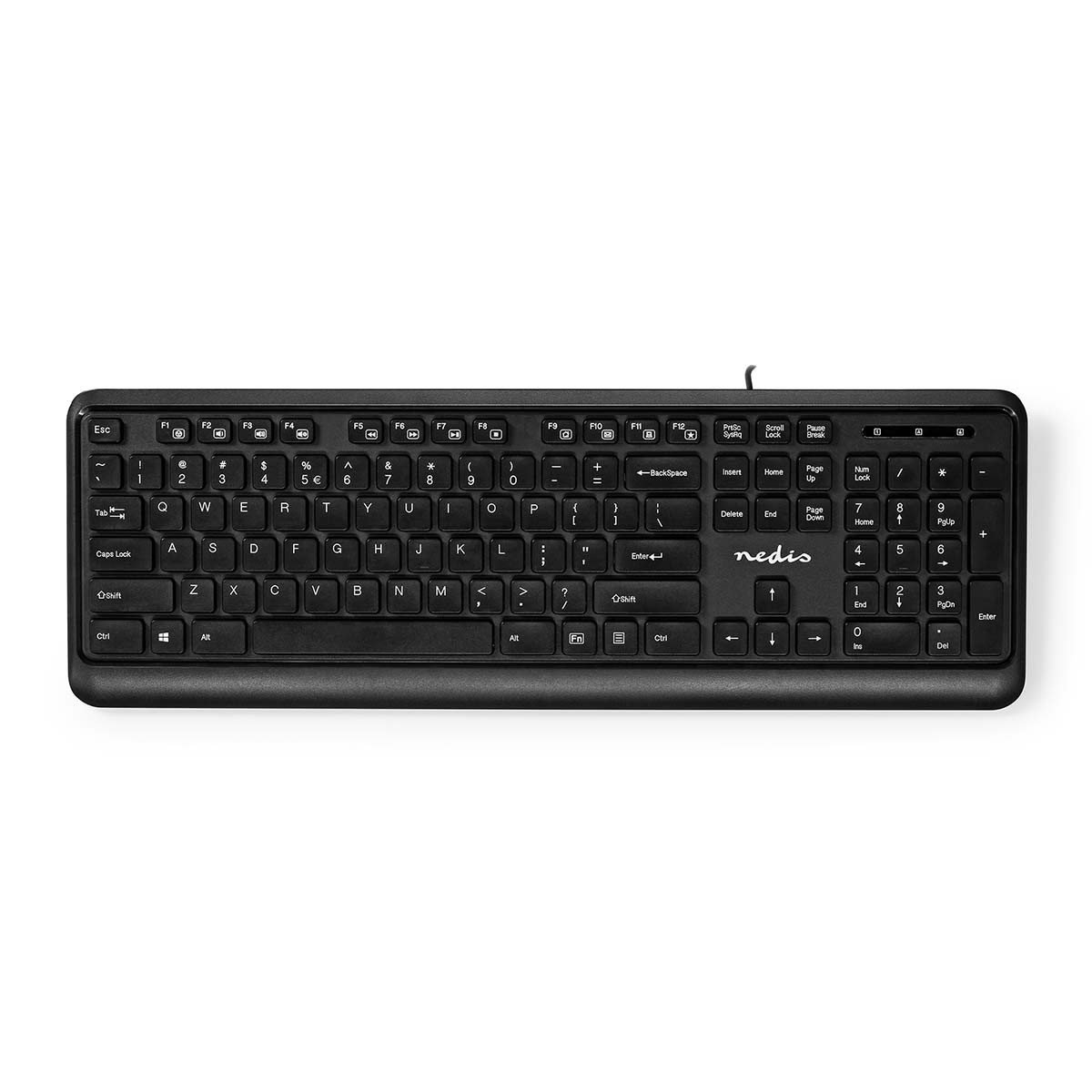 Wired Keyboard | USB-A | Multimedia | QWERTY | US Layout | Numeric ...
