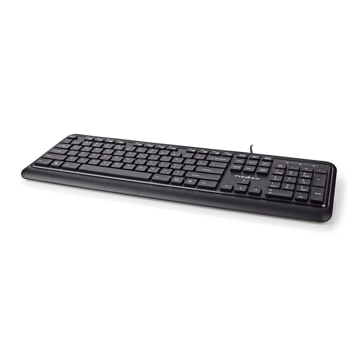 Wired Keyboard | USB-A | Multimedia | QWERTY | US Layout | Numeric ...