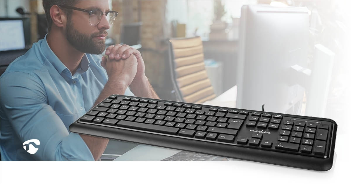 Wired Keyboard | USB-A | Multimedia | QWERTY | DE Layout | Numeric ...