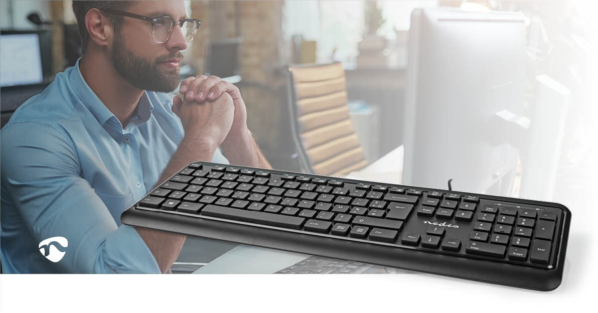 Wired Keyboard | USB-A | Multimedia | AZERTY | FR Layout | Numeric ...