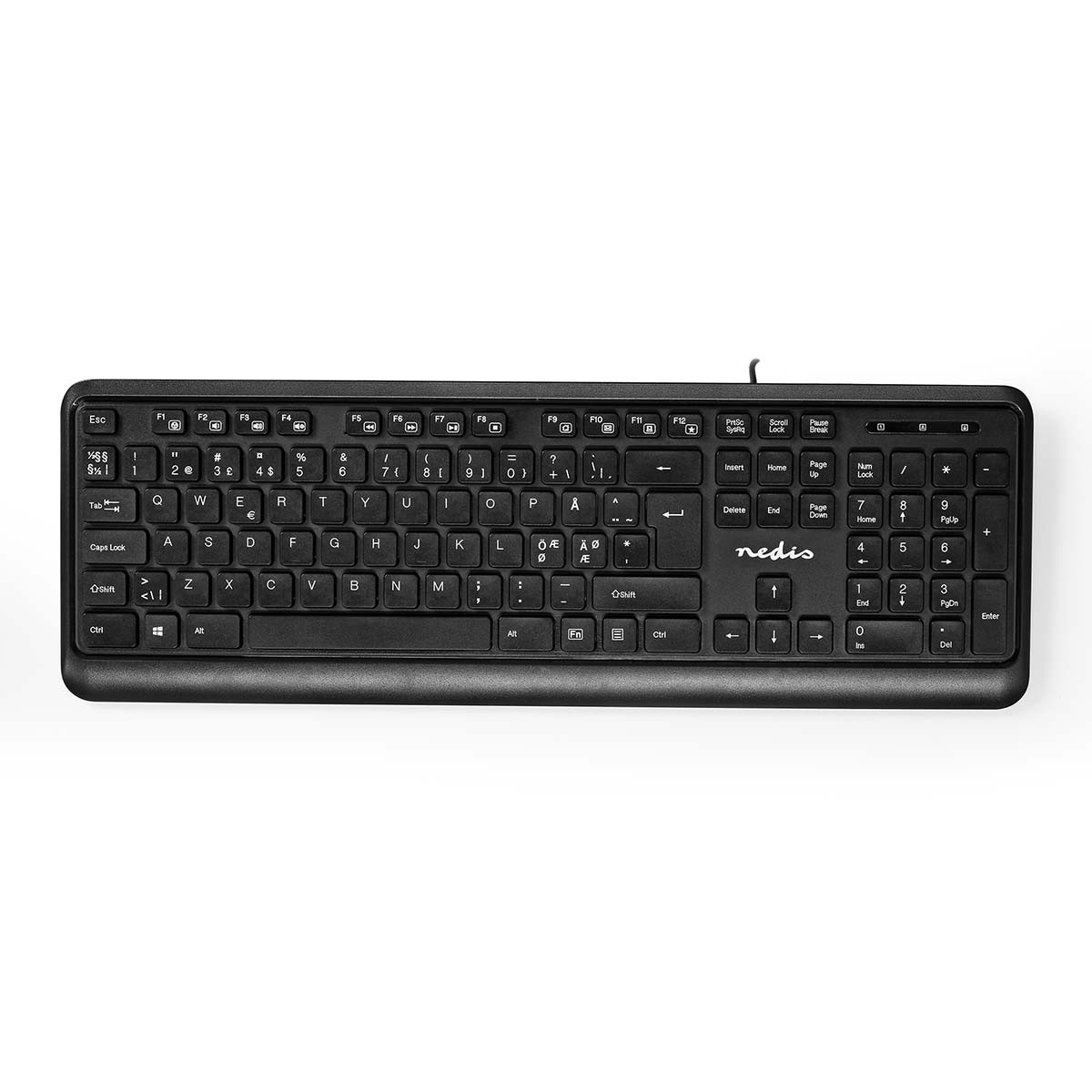 Wired Keyboard | USB-A | Multimedia | QWERTY | ND Layout | Numeric ...