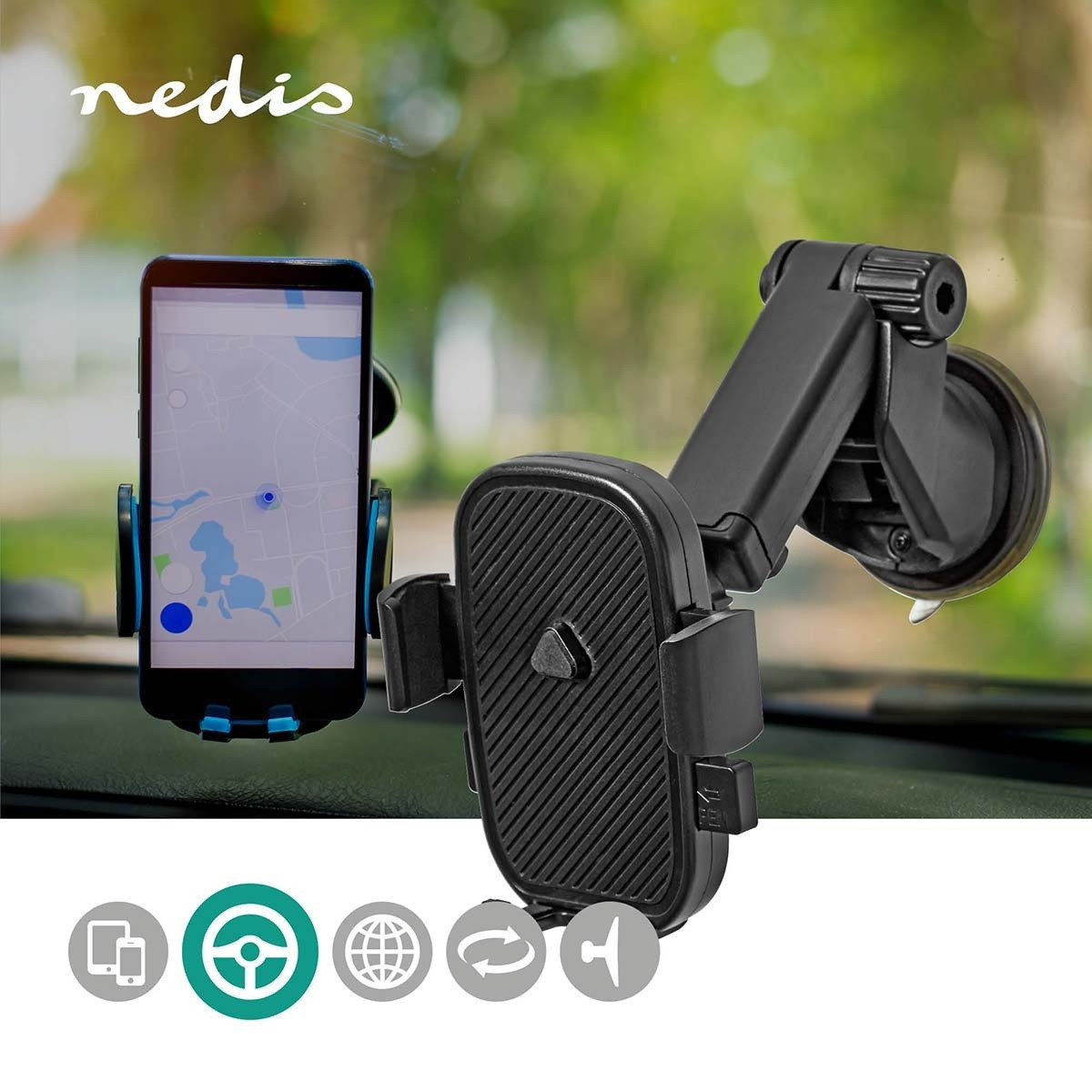 Smartphone Car Mount | Universal | Minimum screen size: 4.5 " | Max...