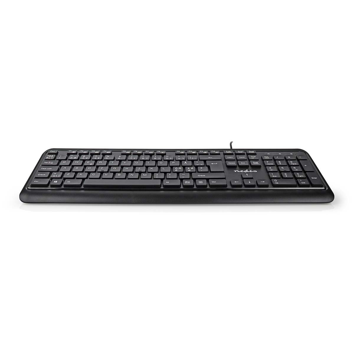 Wired Keyboard | USB-A | Multimedia | QWERTY | ND Layout | Numeric ...