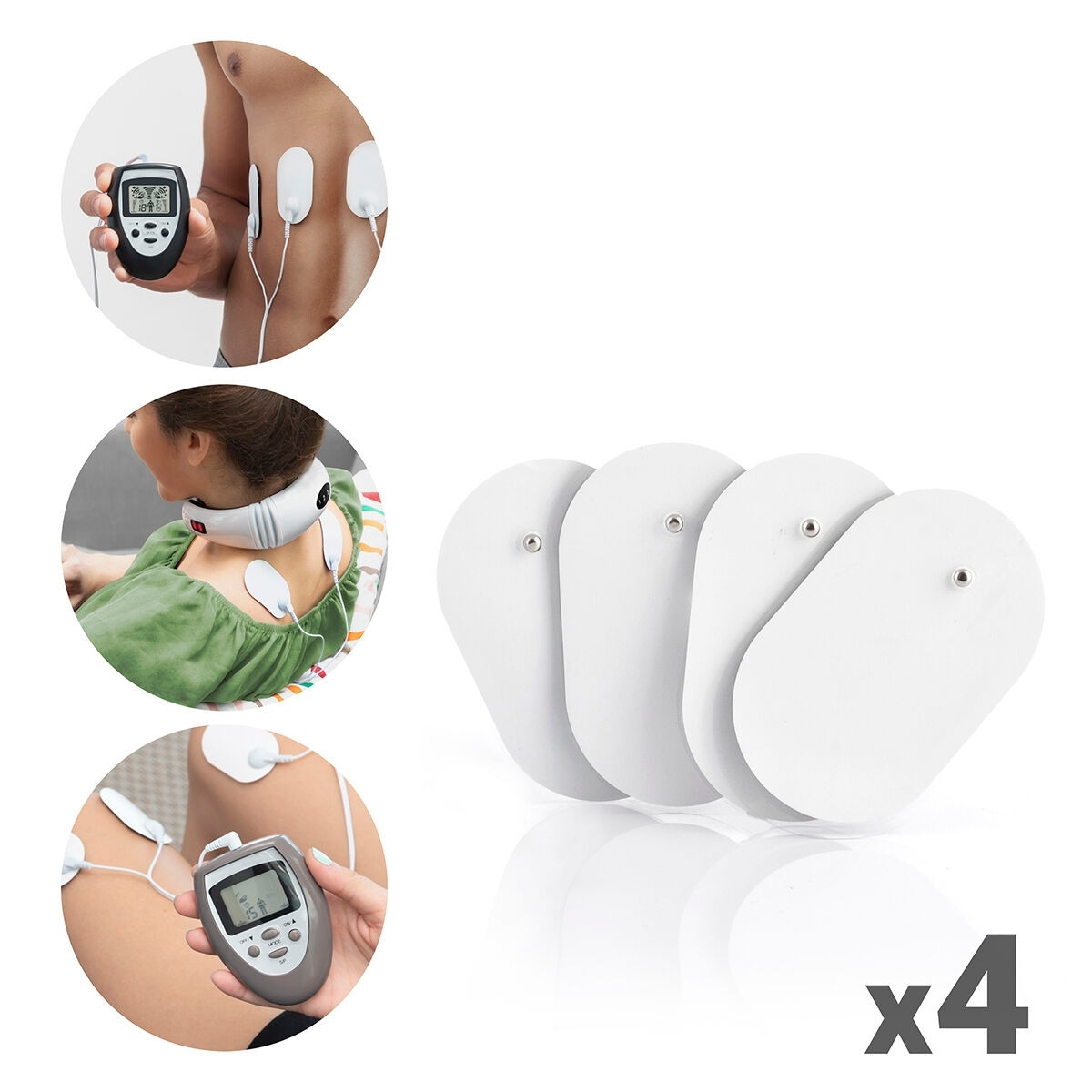 Replacement patches EMS Electrodes 4-pack Compatible