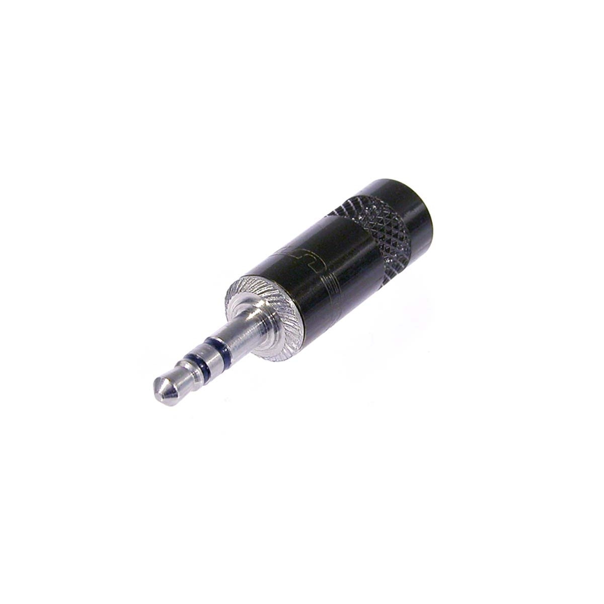 Stereo konektor 3,5 mm samec čierny
