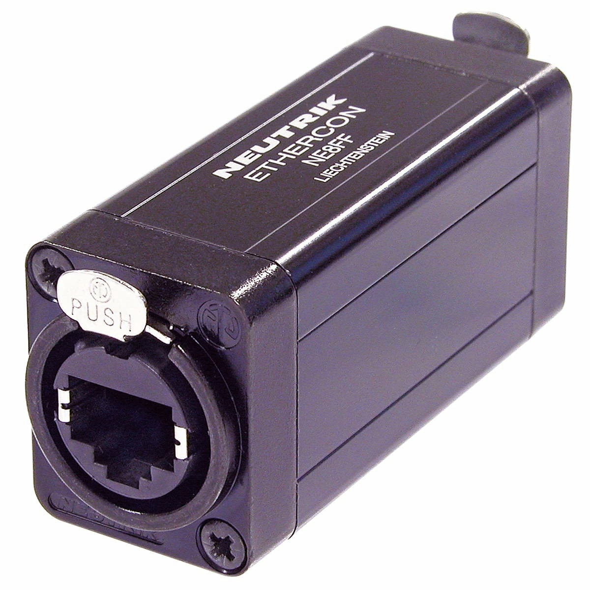 Conector de passagem EtherCON RJ45 para extensões de cabo