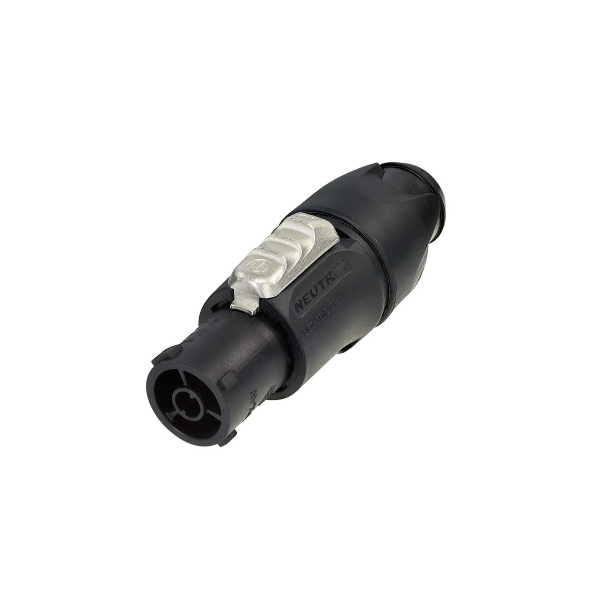 Locking female cable connector, screw terminals
