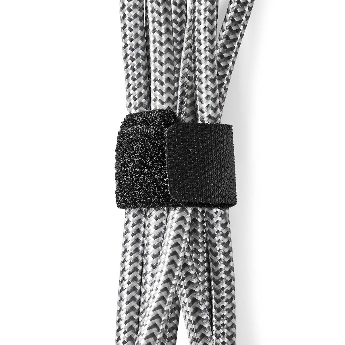 Cable Management | Hook and loop | Locked | 6 pcs. | Nylon | Black