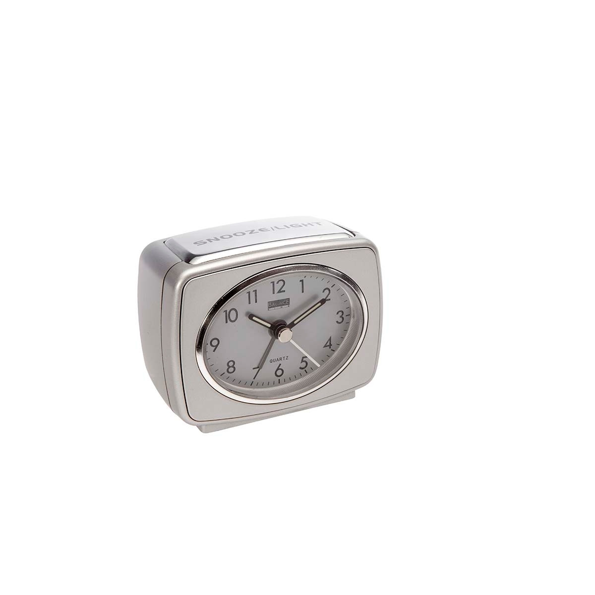 Quarzwecker Analog Silber