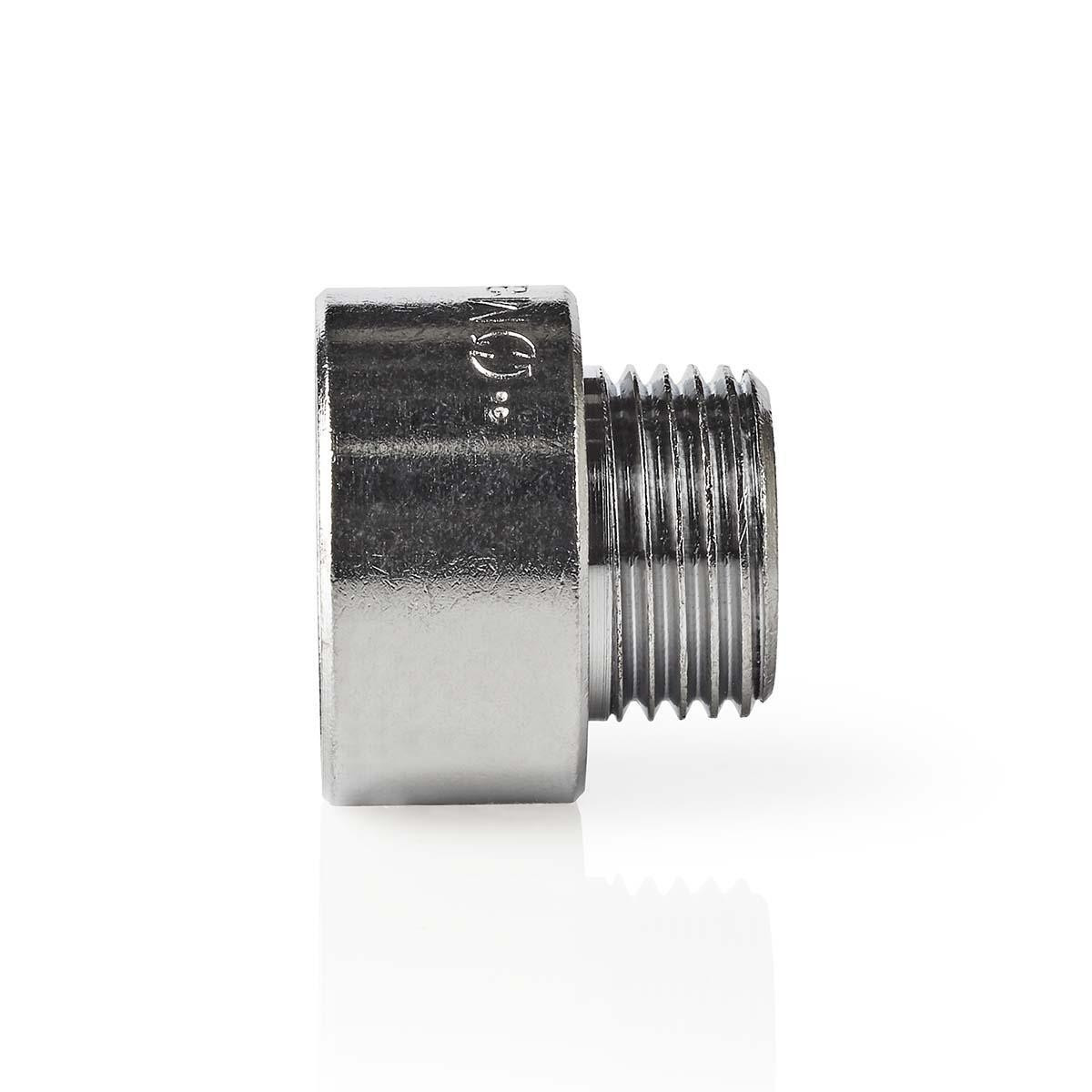 hose coupling | 3/4'' | 1/2'' | Metal | Silver