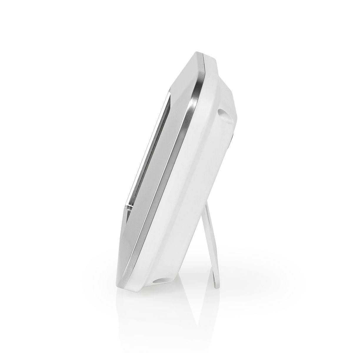 Termometro | Argento / Bianco | Plastica | Schermo digitale