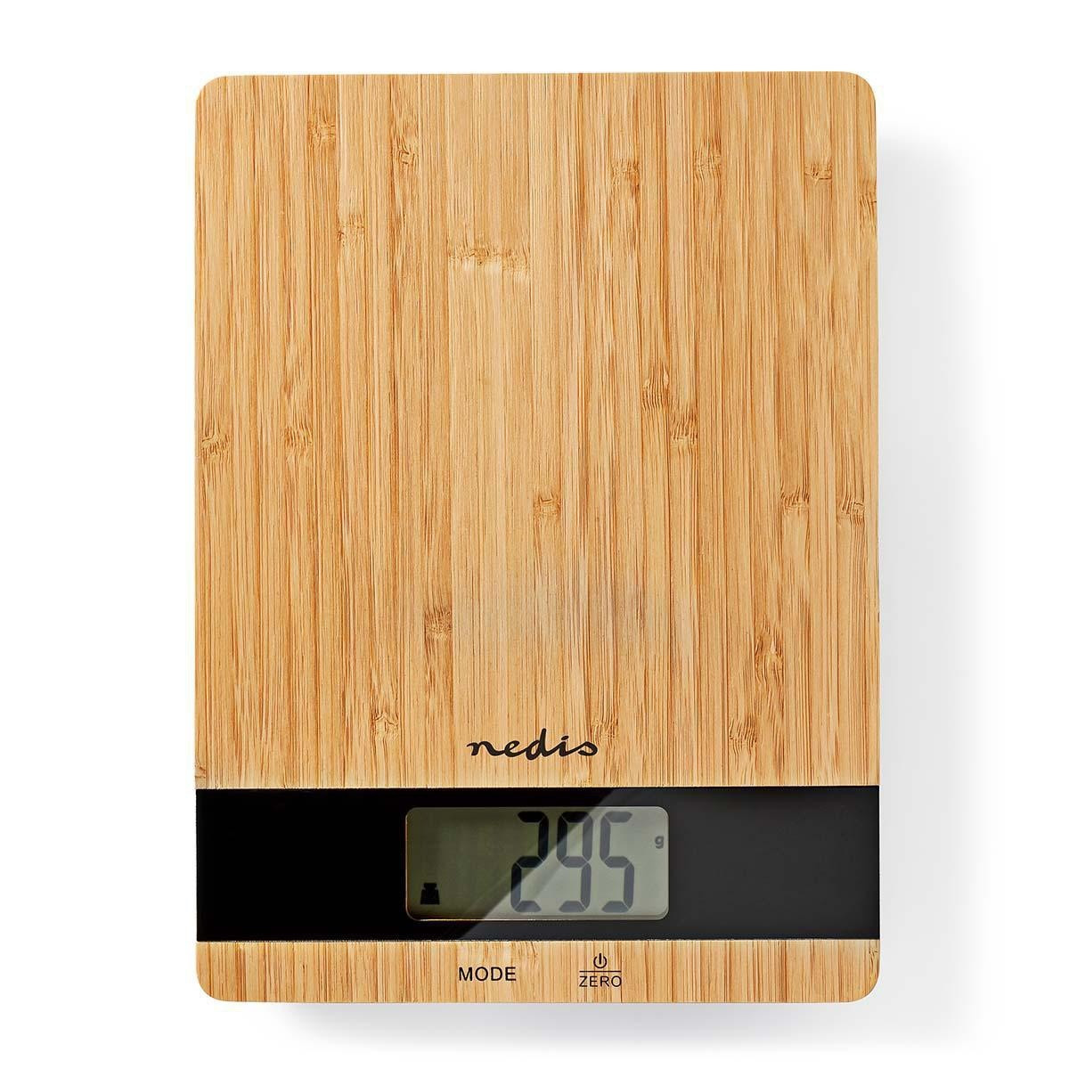 Kitchen scale | Digital | Plastic / Wood | Brown