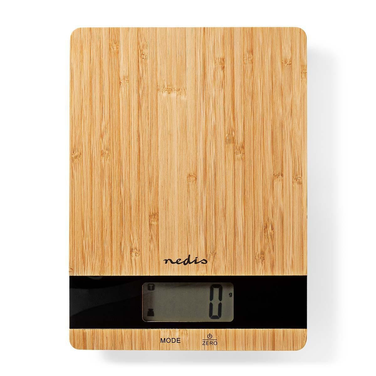 Kitchen scale | Digital | Plastic / Wood | Brown