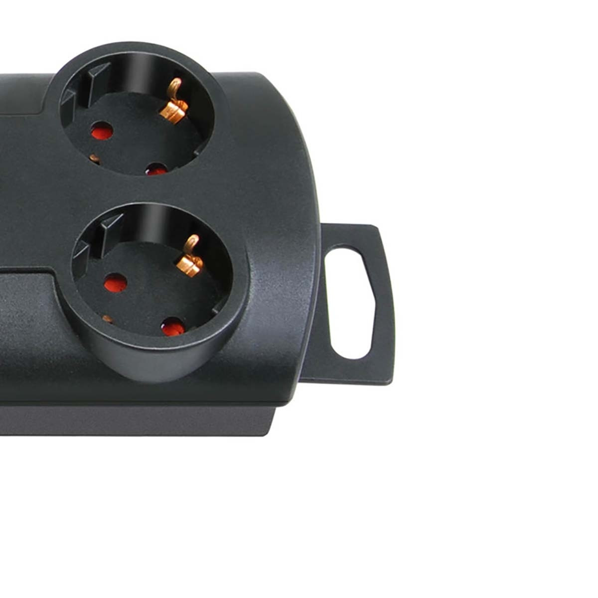 Junction box Primera-Line 10-Way 2.00 m Black - Grounded Contact TY...