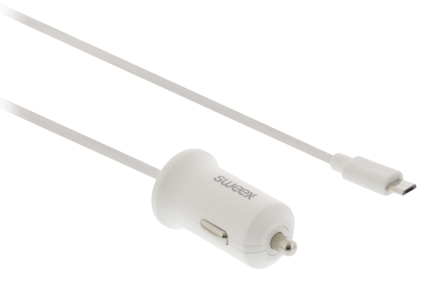 Billaddare 2.4 A Micro USB Vit