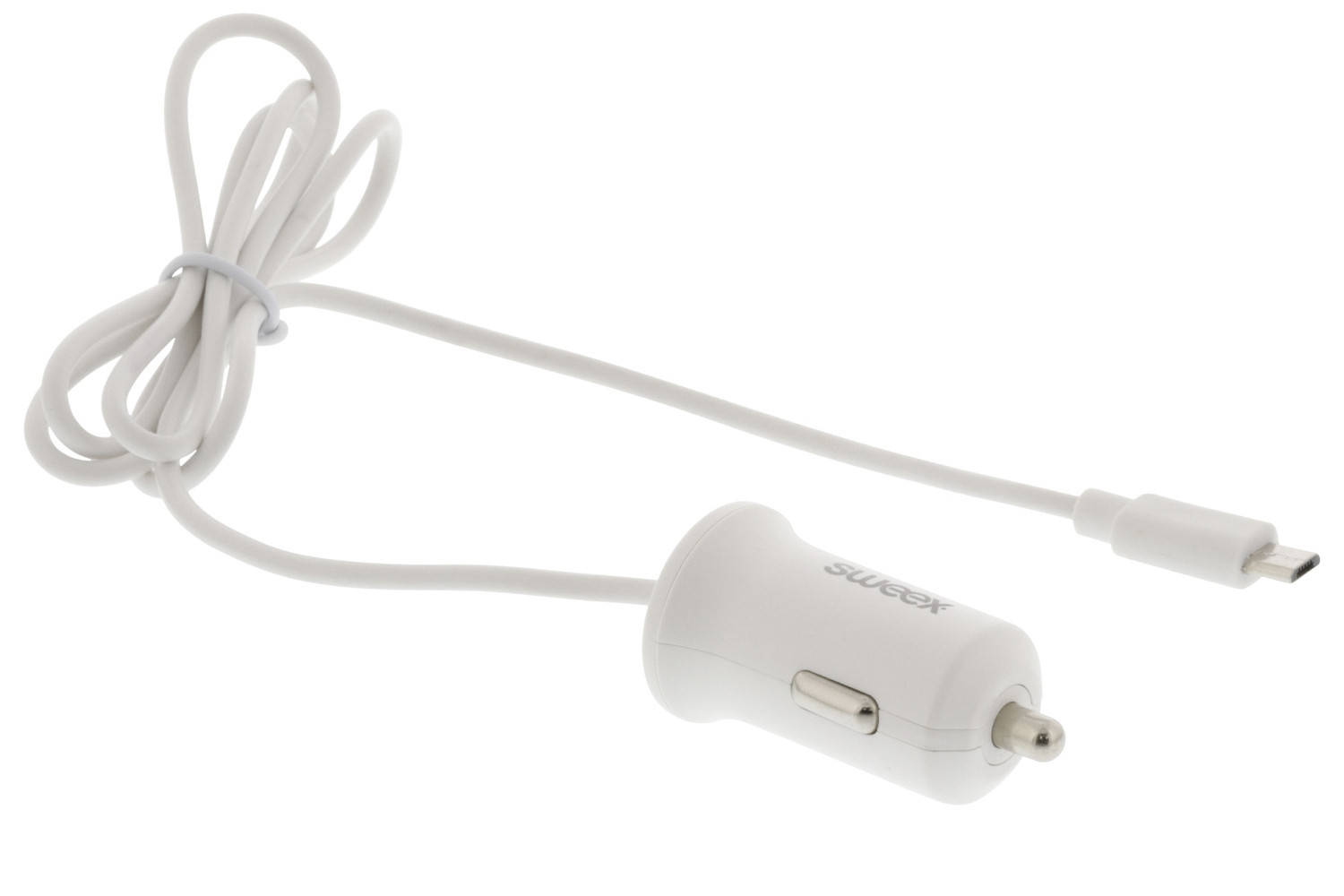 Billaddare 2.4 A Micro USB Vit