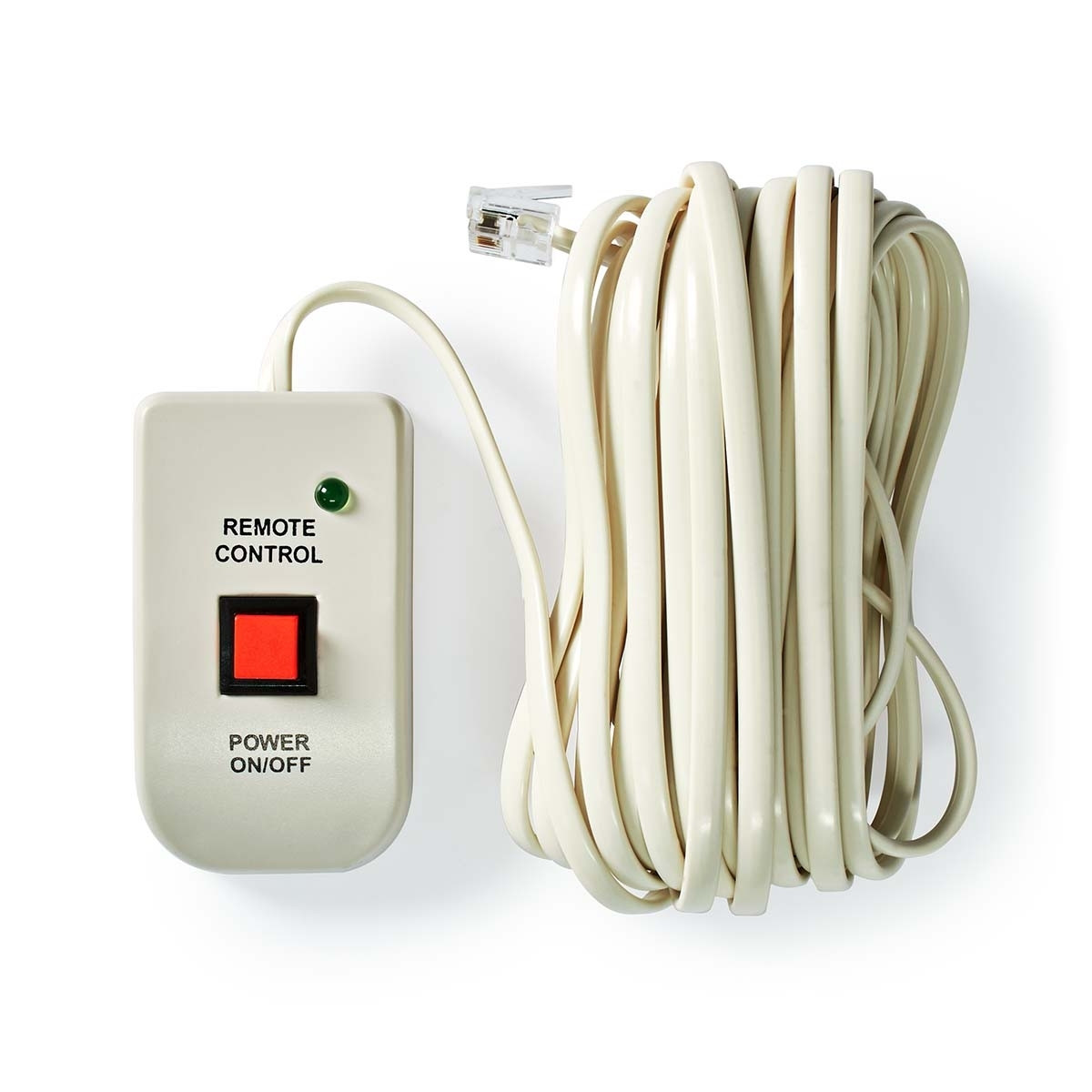 Télécommande de l'onduleur de puissance | 5,00 m | RJ11 | Blanc