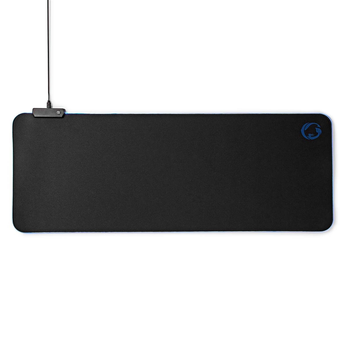 Mousepad da gioco | Gomma / Microfibra | Nero