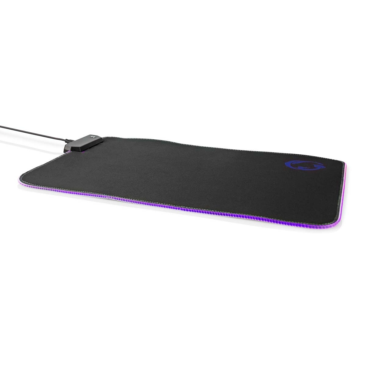 Mousepad da gioco | Gomma / Microfibra | Nero