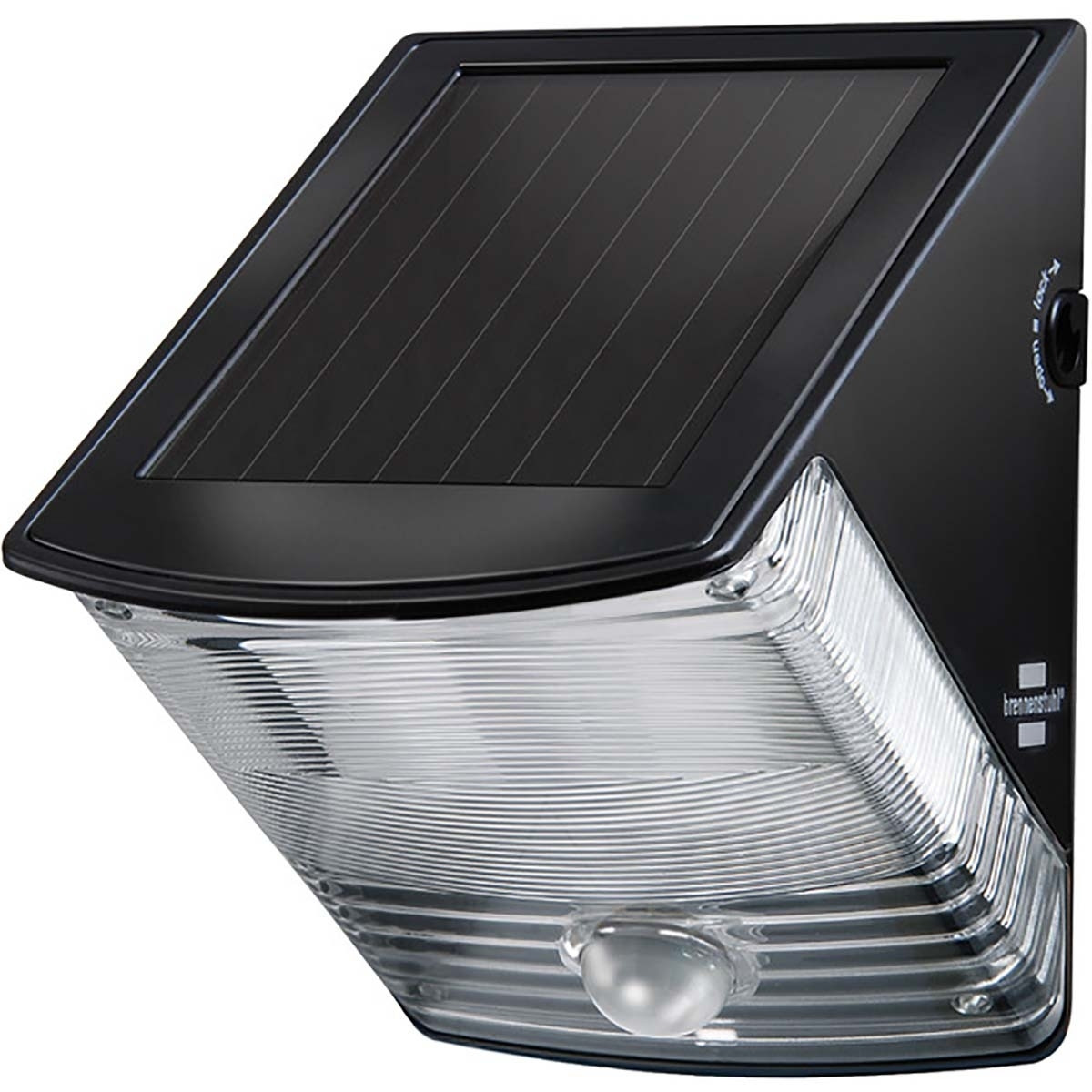 Applique solare 2 LED nero