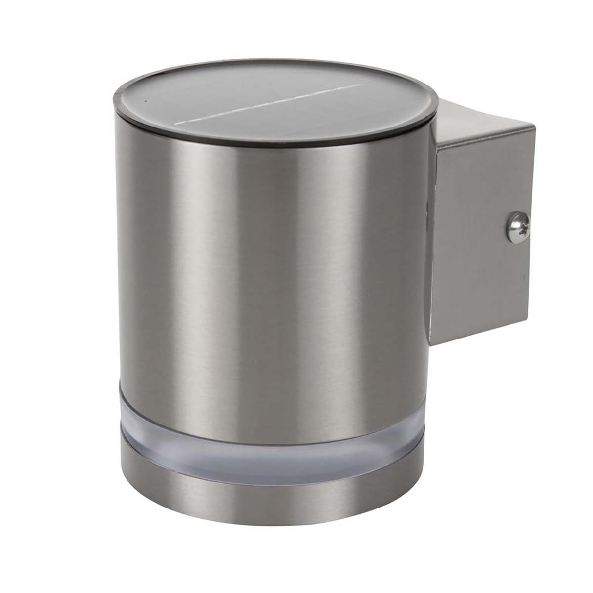 Solar Wall Lamp LEDs Silver