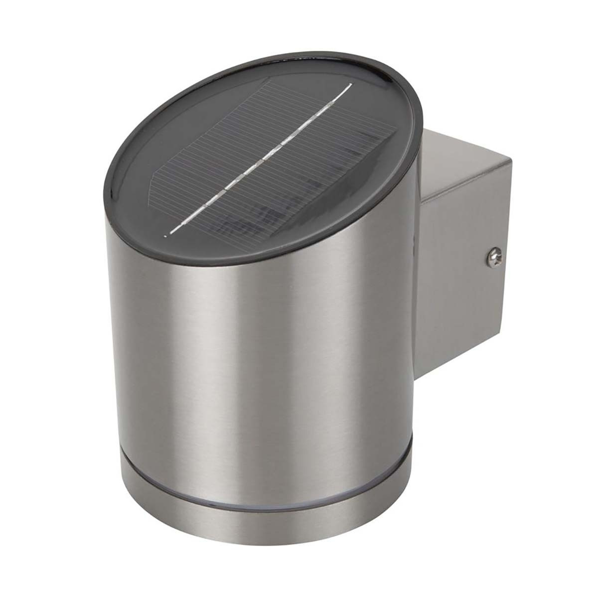 Solar-Wandleuchte LEDs Silber