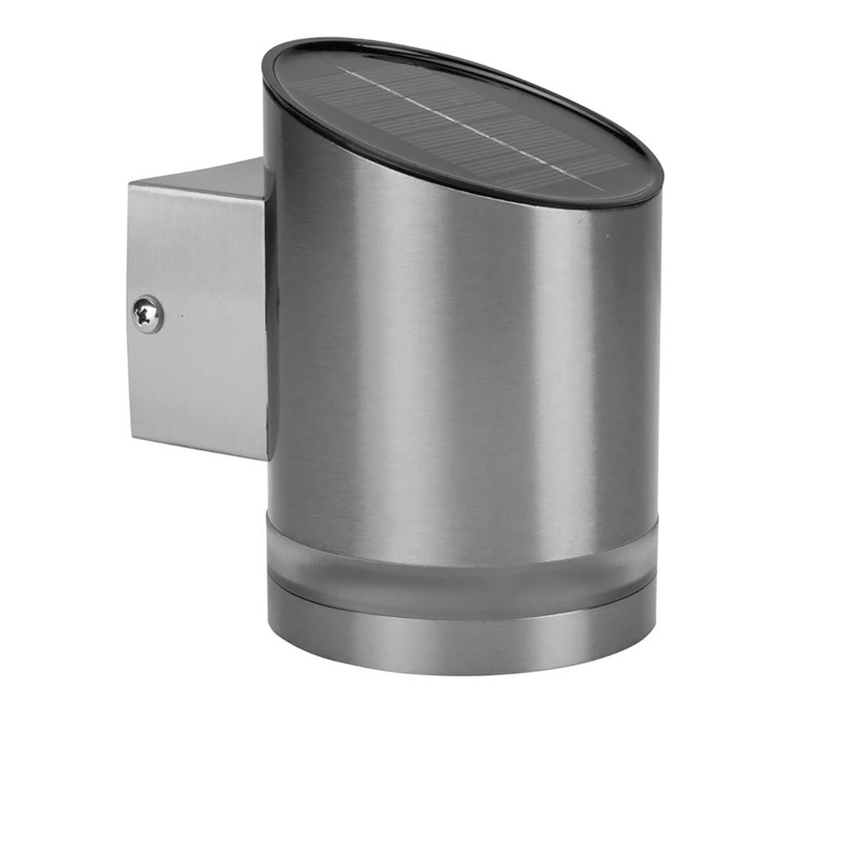 Aplique Solar LEDs Plata