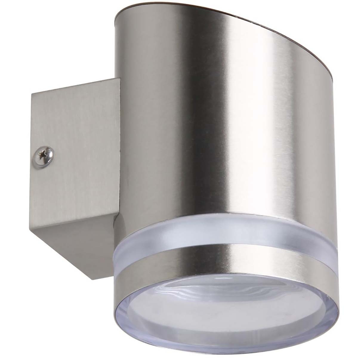 Lampada da parete solare LED Argento