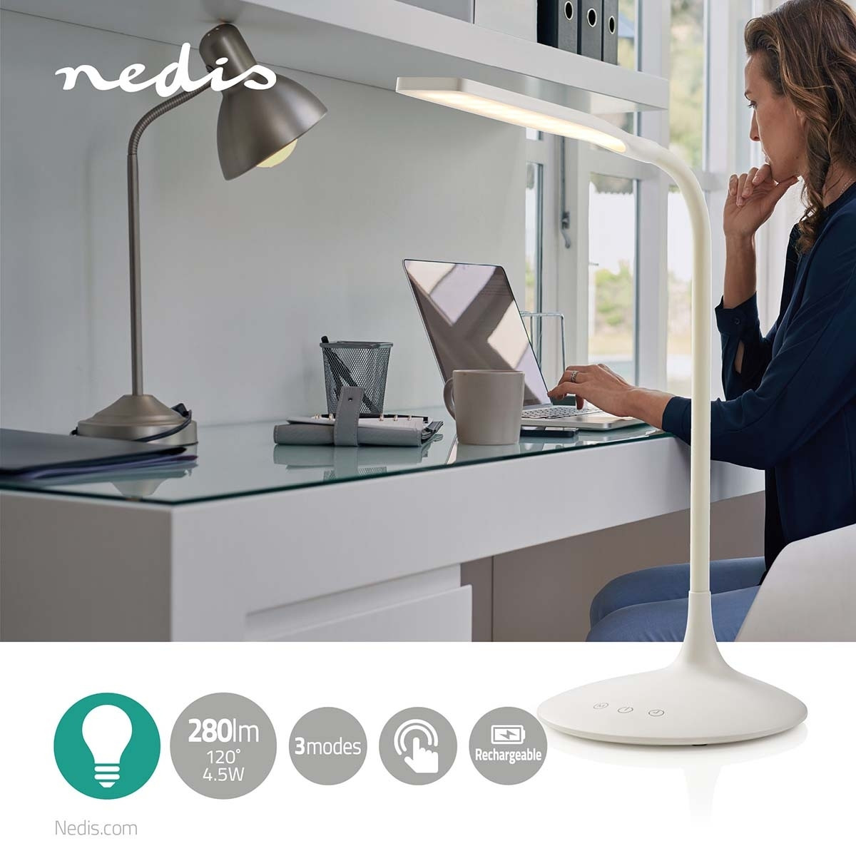 LED Table Lamp | Dimmable | 250 lm | Rechargeable | Point to functi...