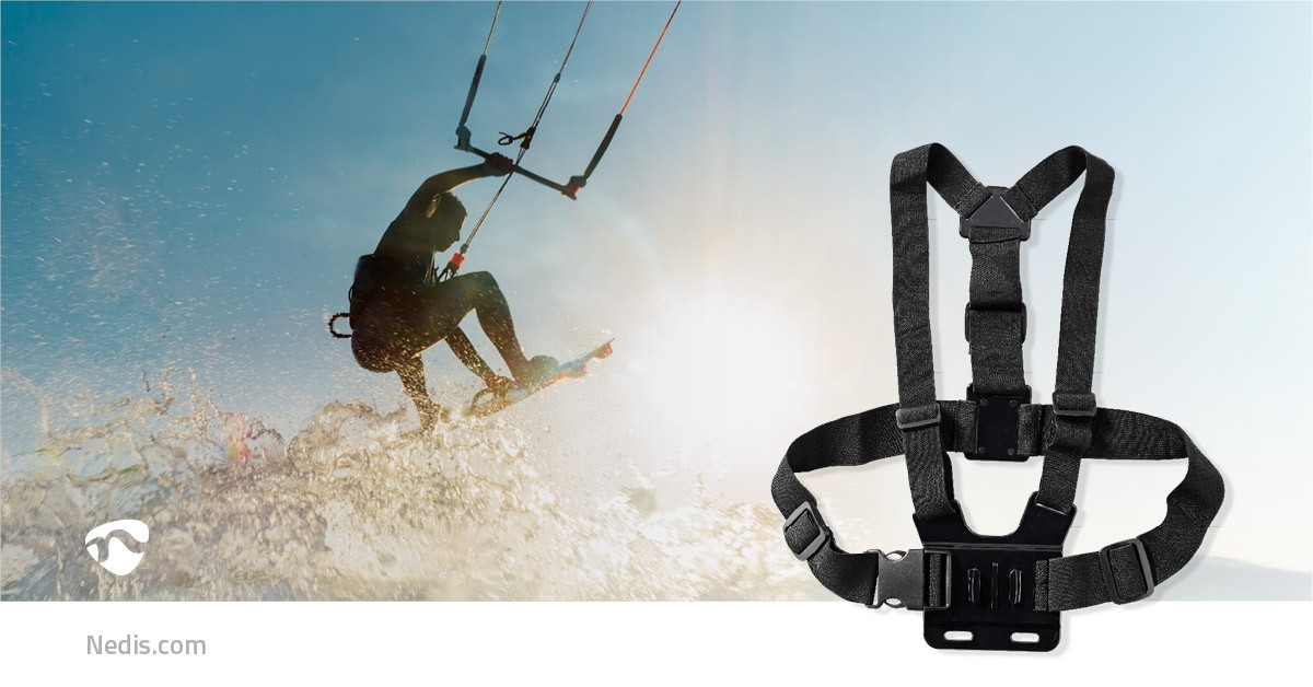 Action Camera Mount | Breast | Black