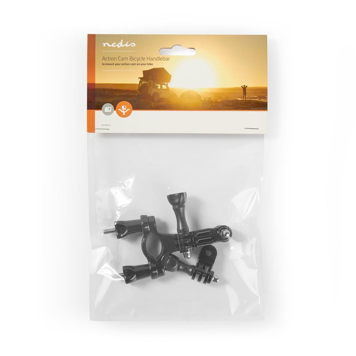 Action Camera Mount | Bicycle handle | Black