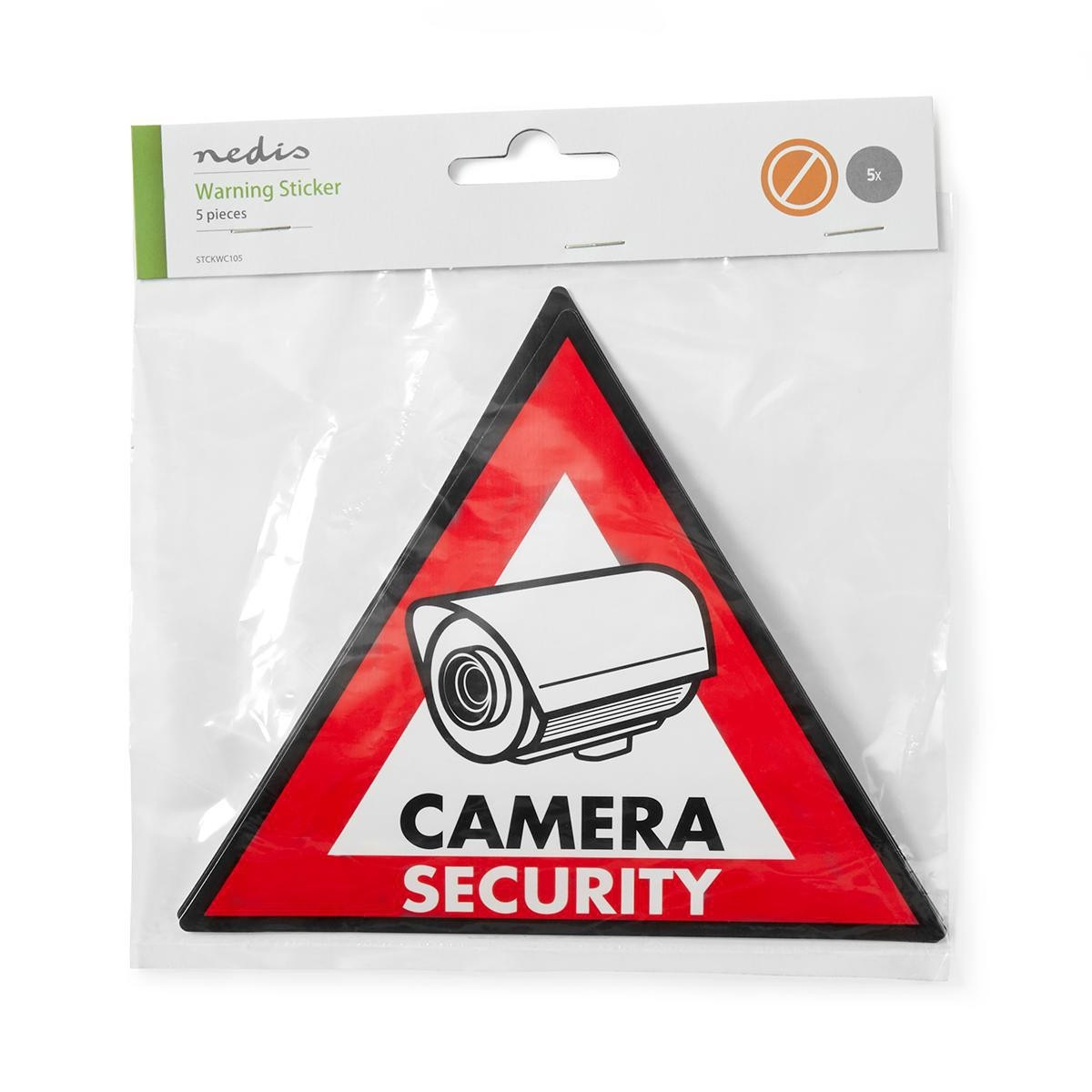 warning sticker | Triangle | Red | 5 pcs.