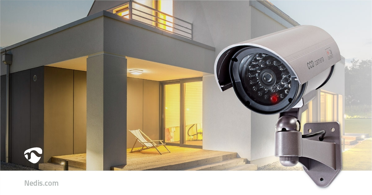 Dummy Security Camera | Bullet | IP44 | Battery powered | Outdoors ...