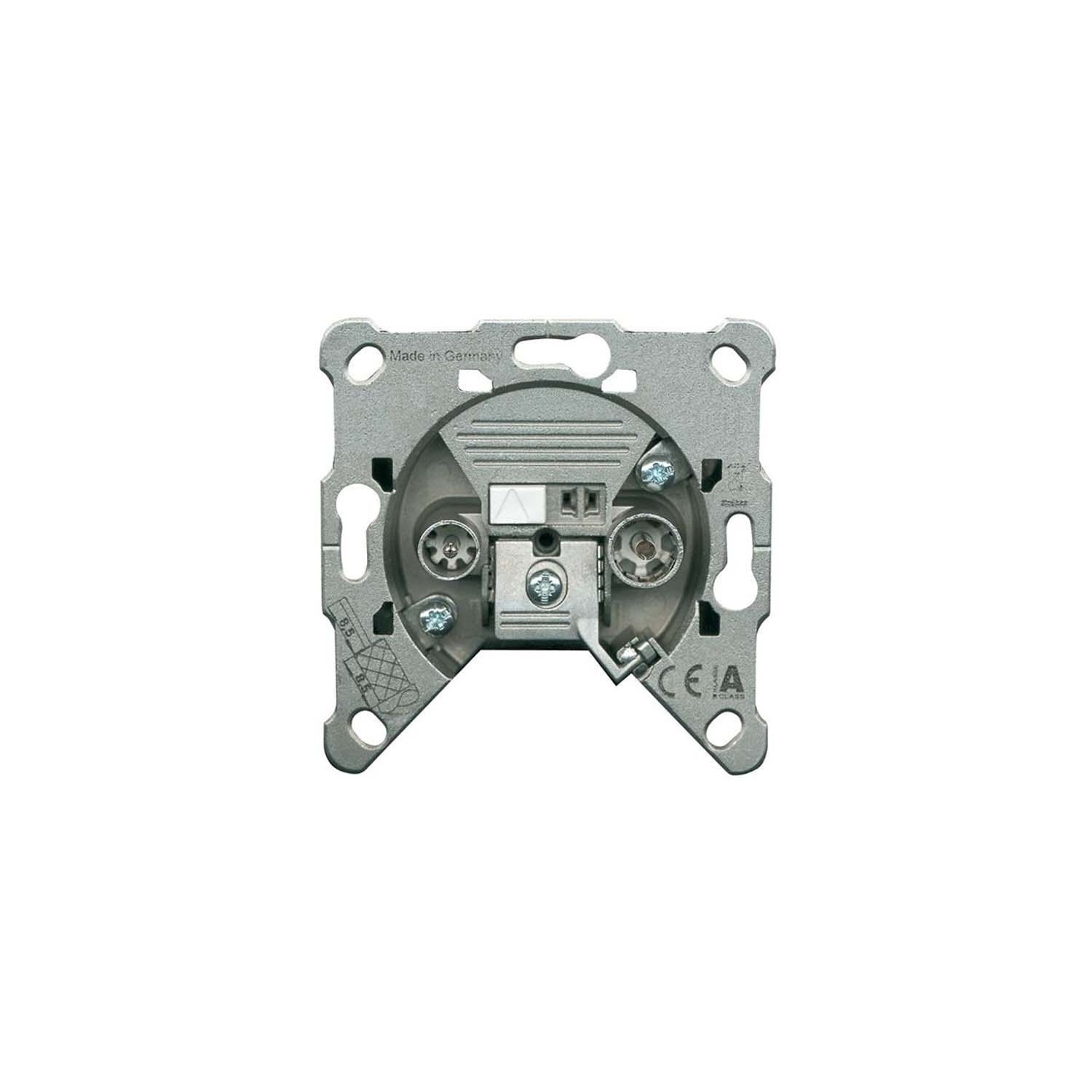 CATV Wall socket 30 dB 2 Outputs Metal