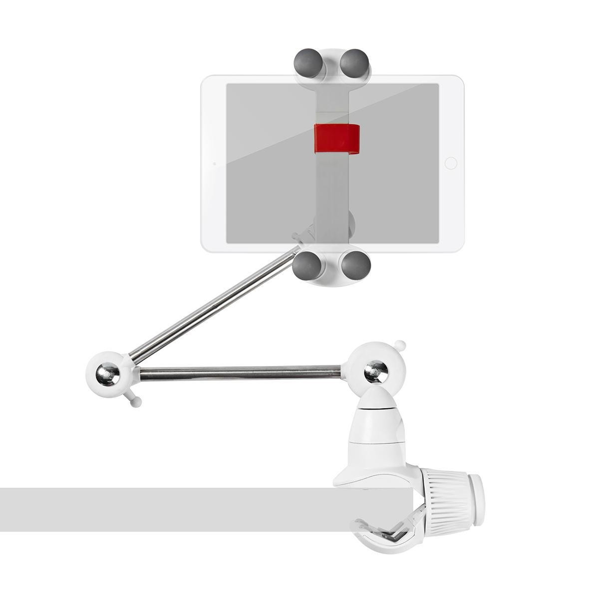 Support pour tablette | Universel | Interactif | Métal / Blanc