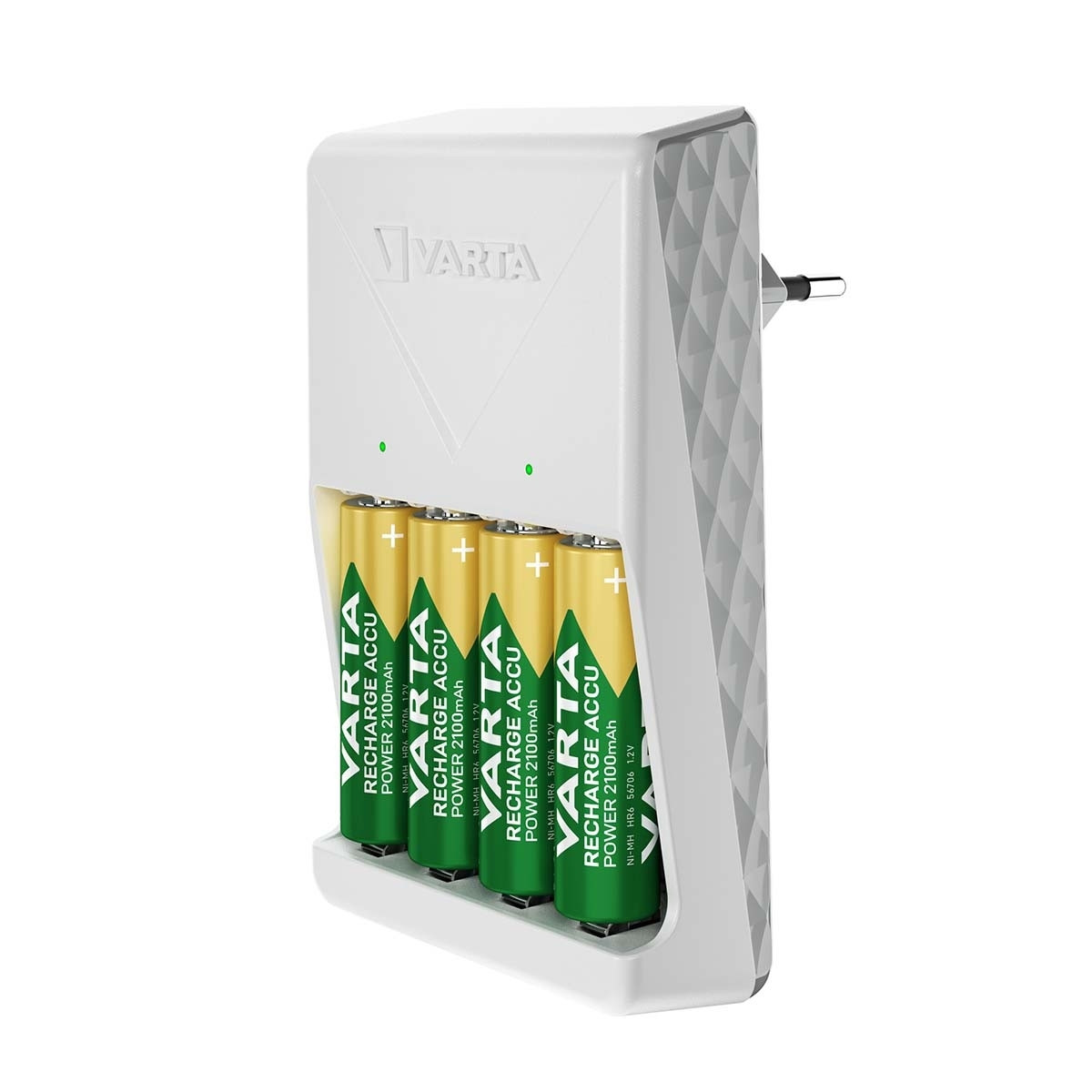 Oplader 4x AA 2100 mAh