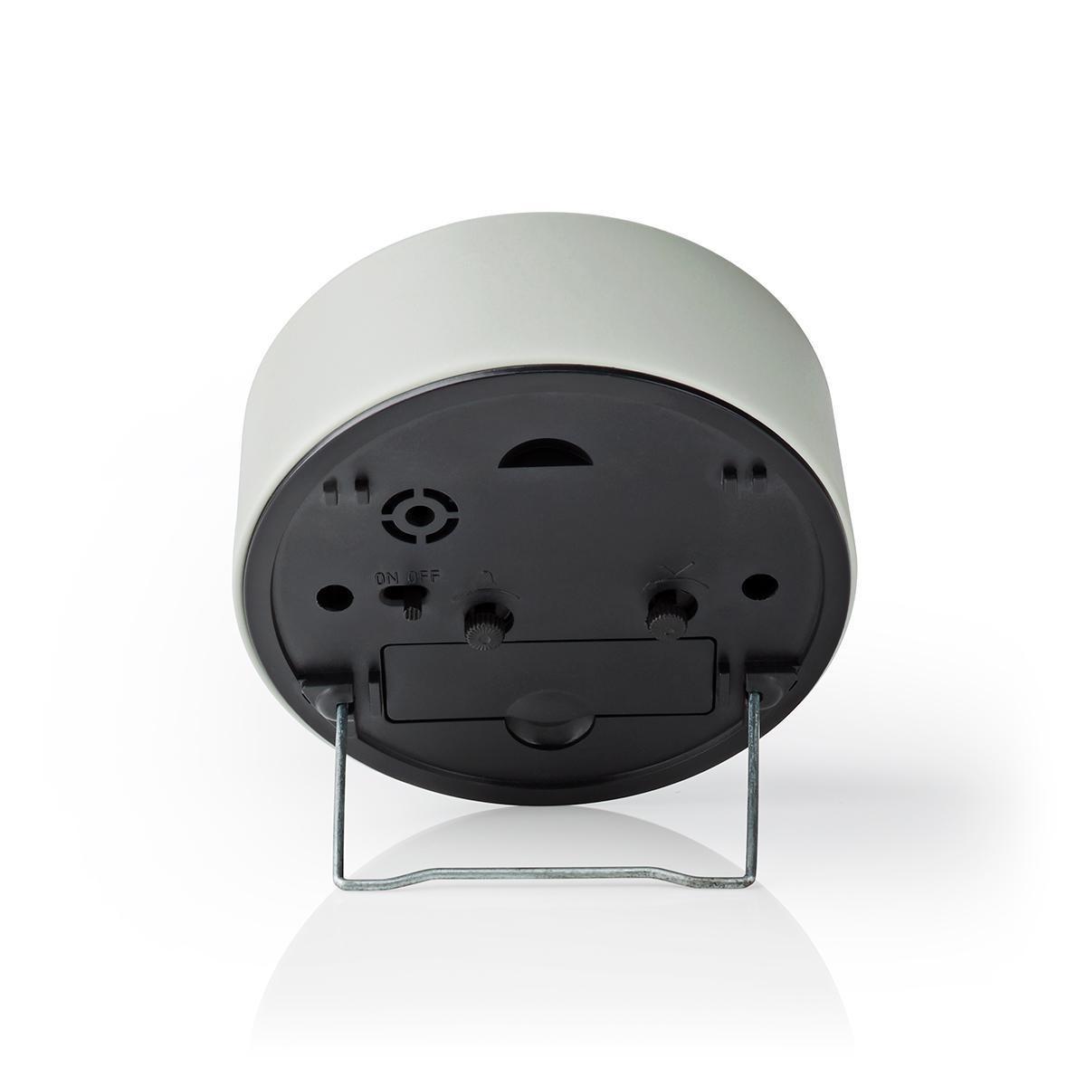 Analog Desk Alarm Clock | Snooze function | Green