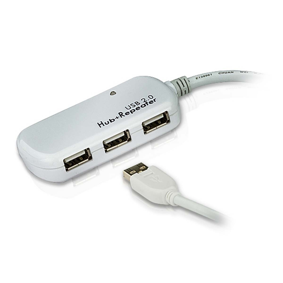 Hub extensor USB 2.0 de 4 portas 60m