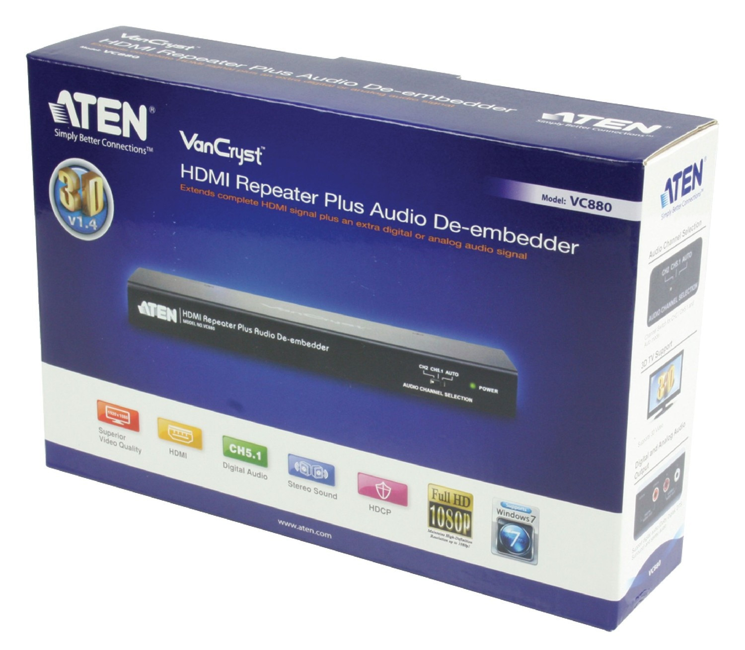 HDMI Video Repeater s Audio De-embedder