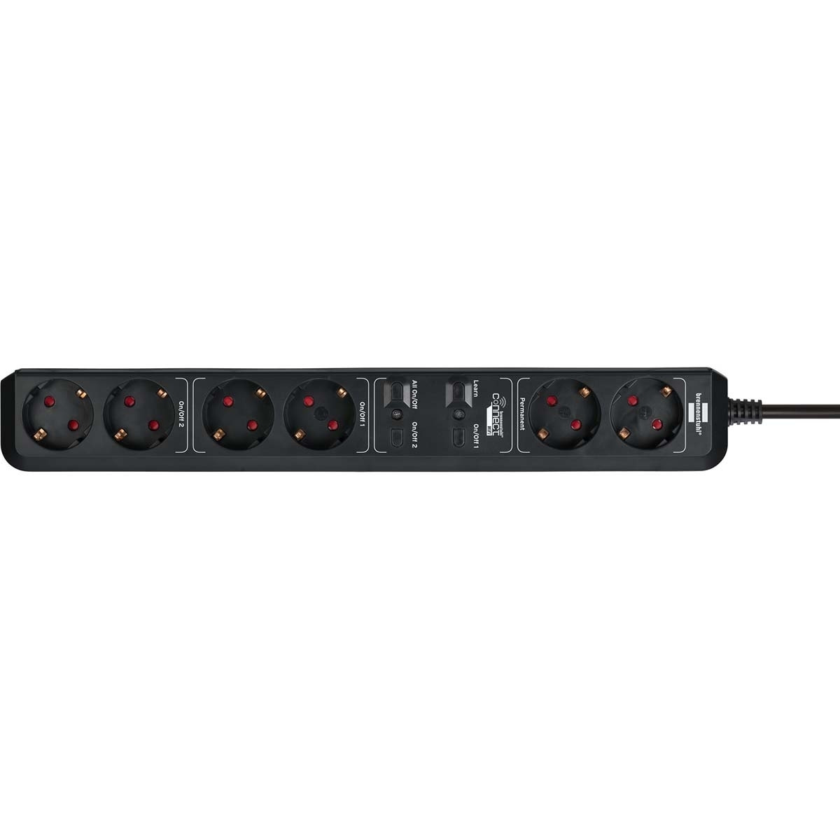 brennenstuhl®Connect Eco-Line Smart socket with 6-way timer function