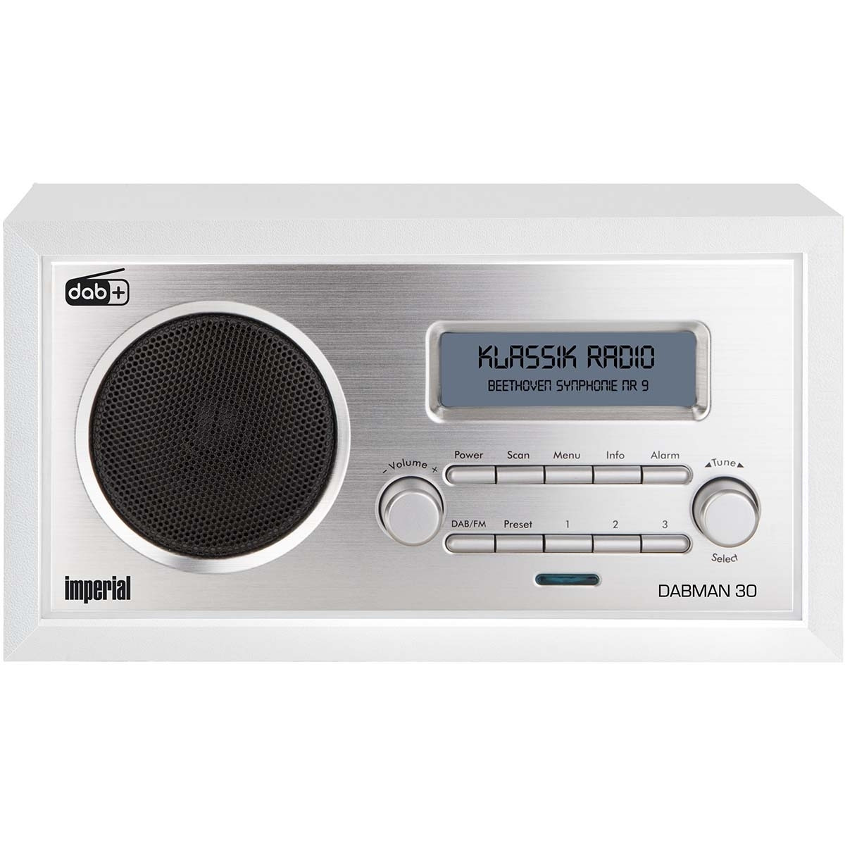 DABMAN 30 DAB+ / Rádio FM Branco