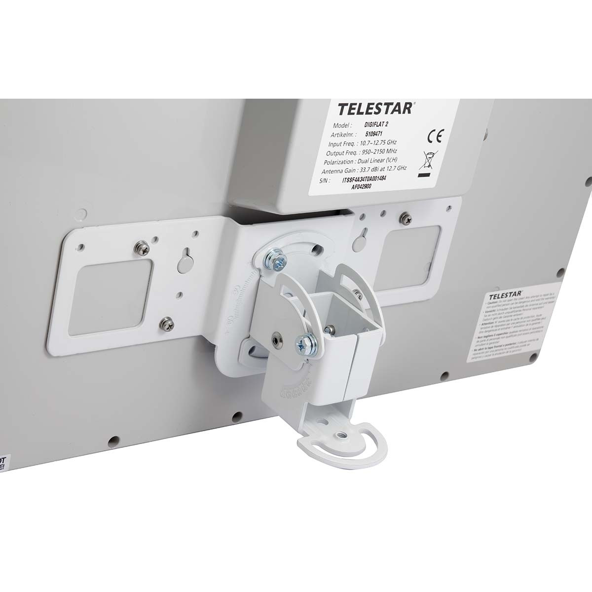 DIGIFLAT 2 Antenne plate DVB-S Gris