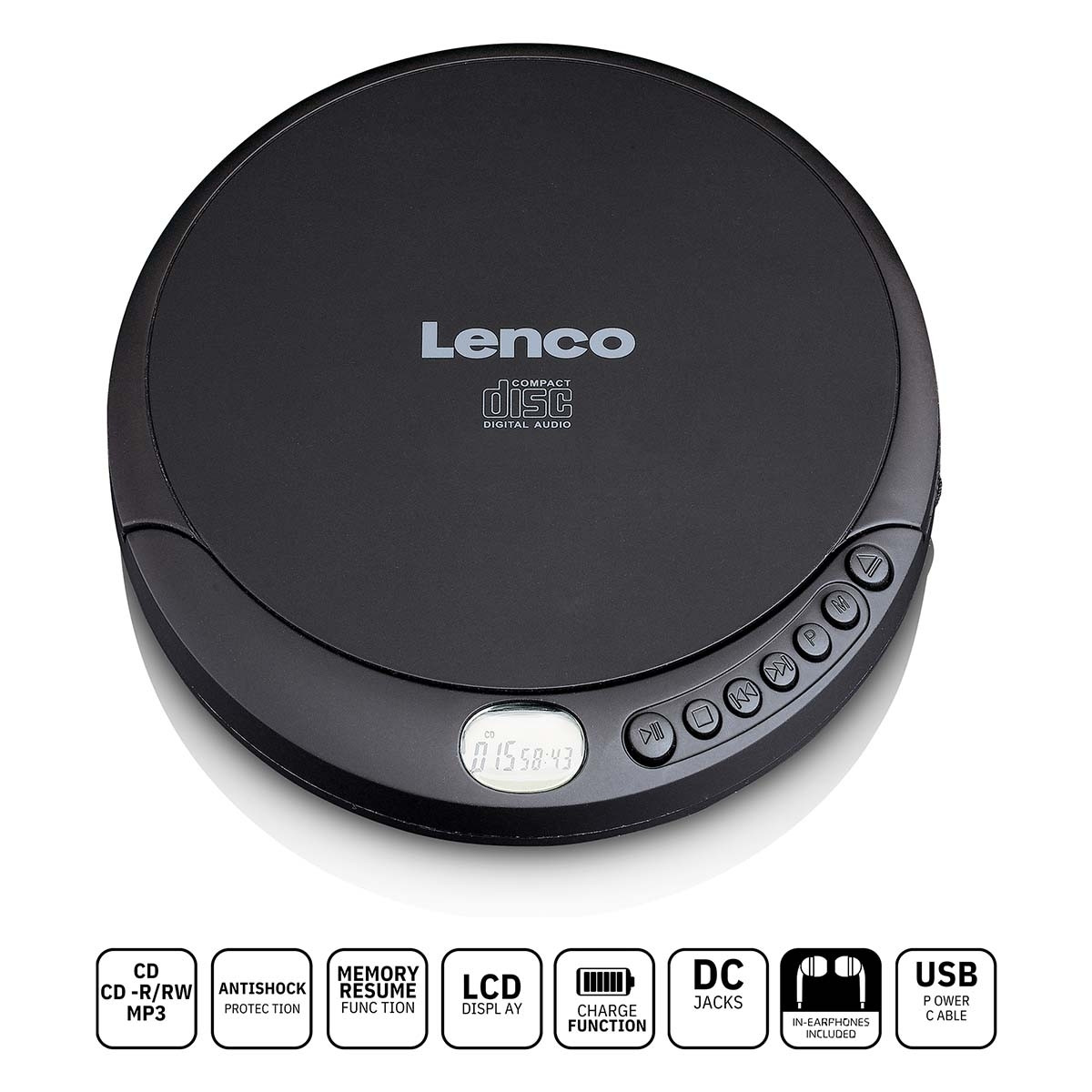 Portable CD player with charge function