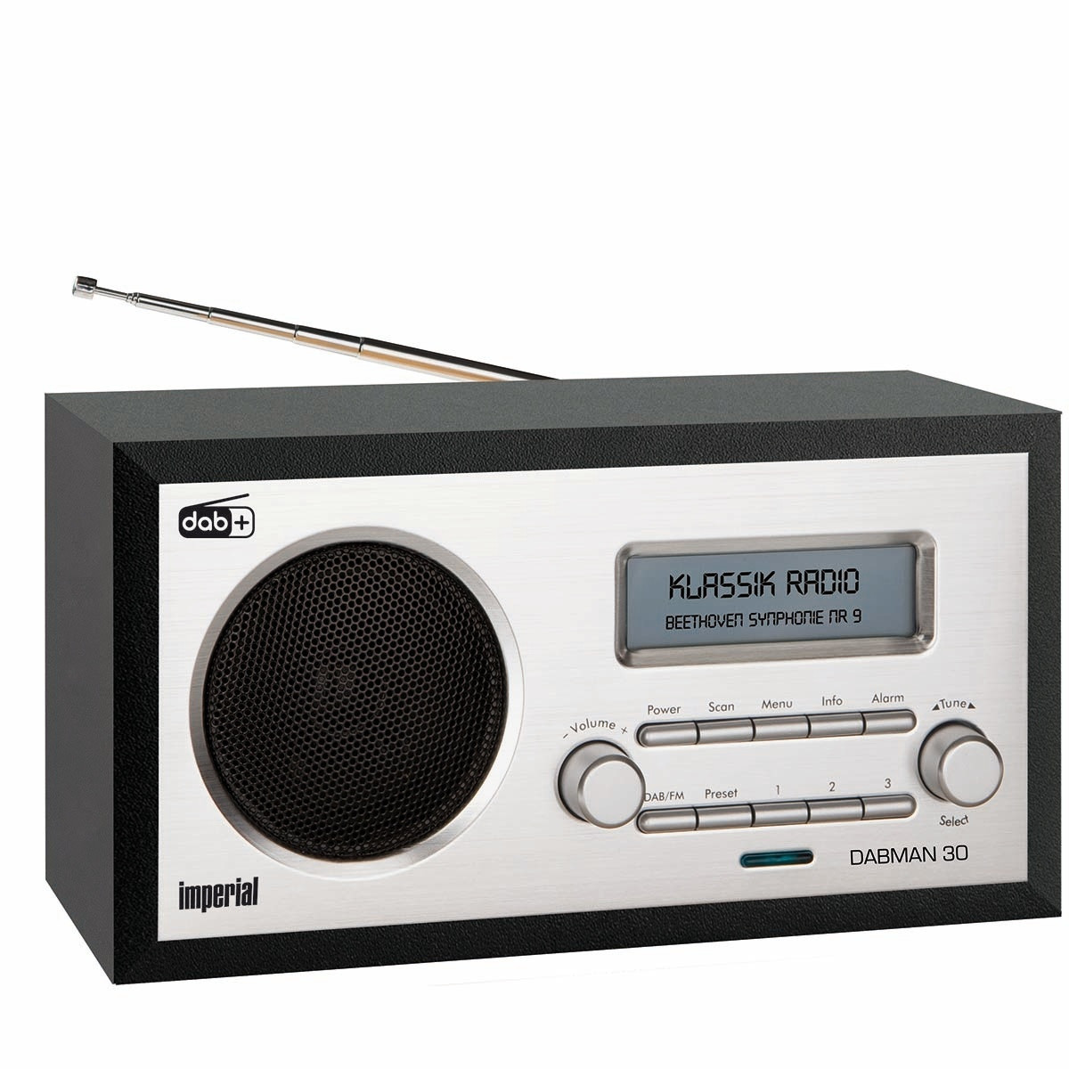 DABMAN 30 Black DAB+ / FM