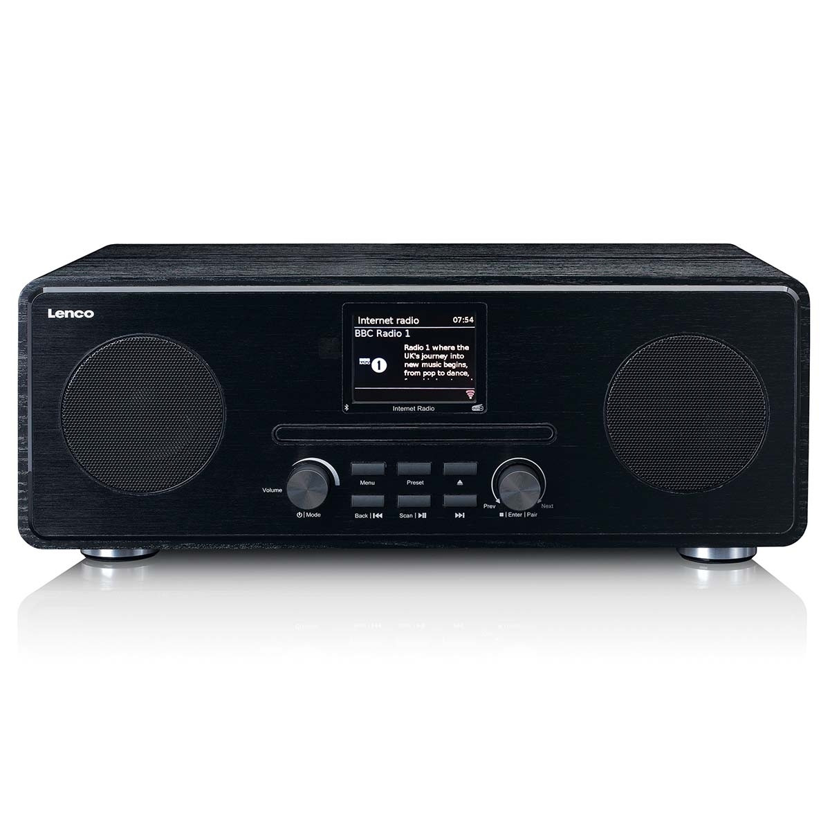 Radio Internet/DAB+/FM con lettore CD e Bluetooth® Nero