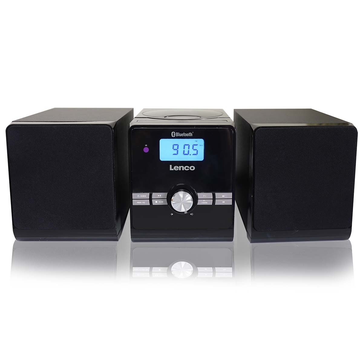 Micro set con telecomando CD/MP3 Bluetooth USB Nero