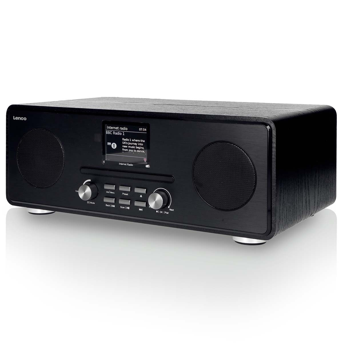 Radio Internet/DAB+/FM con lettore CD e Bluetooth® Nero