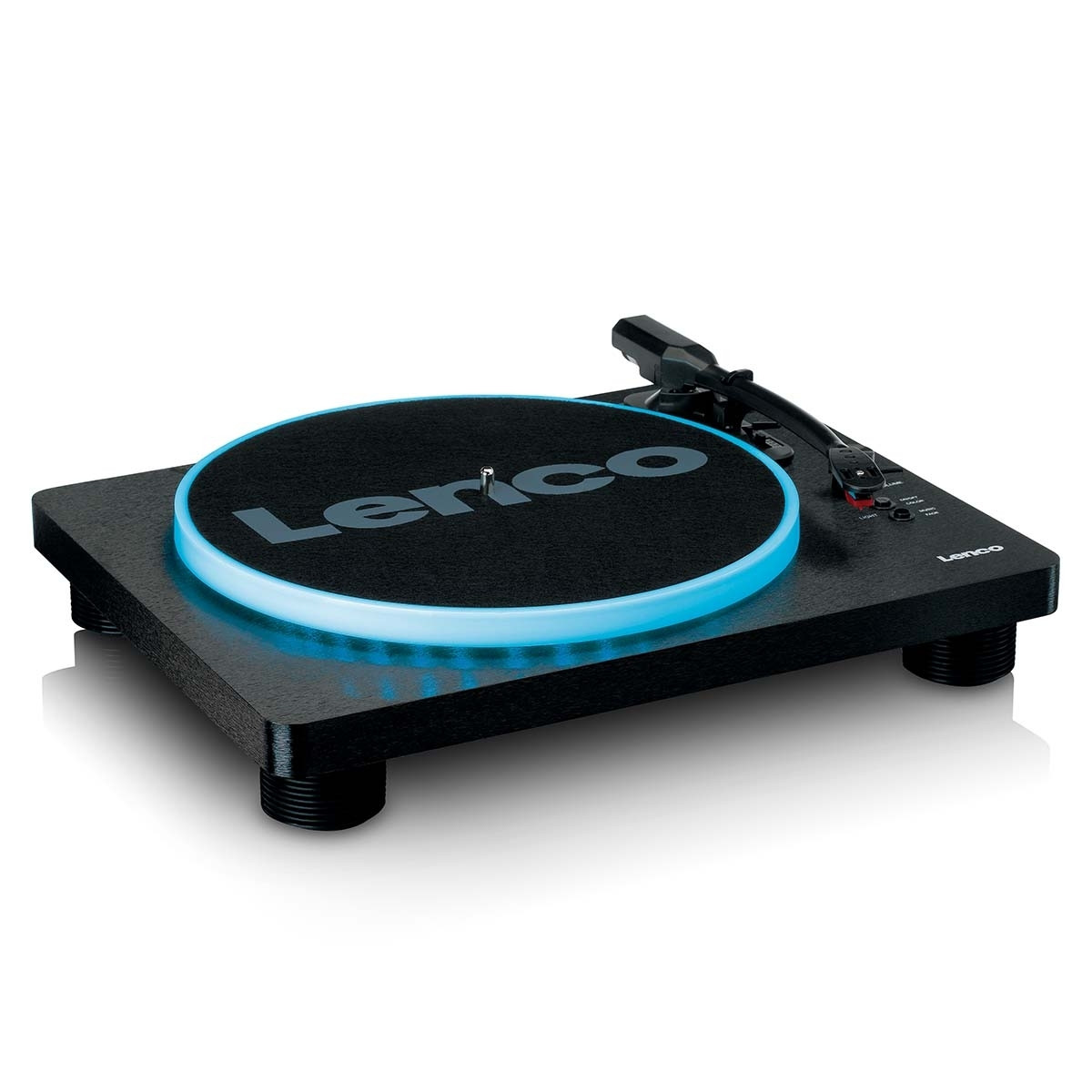 Tocadiscos con altavoces y luces codificados para PC
