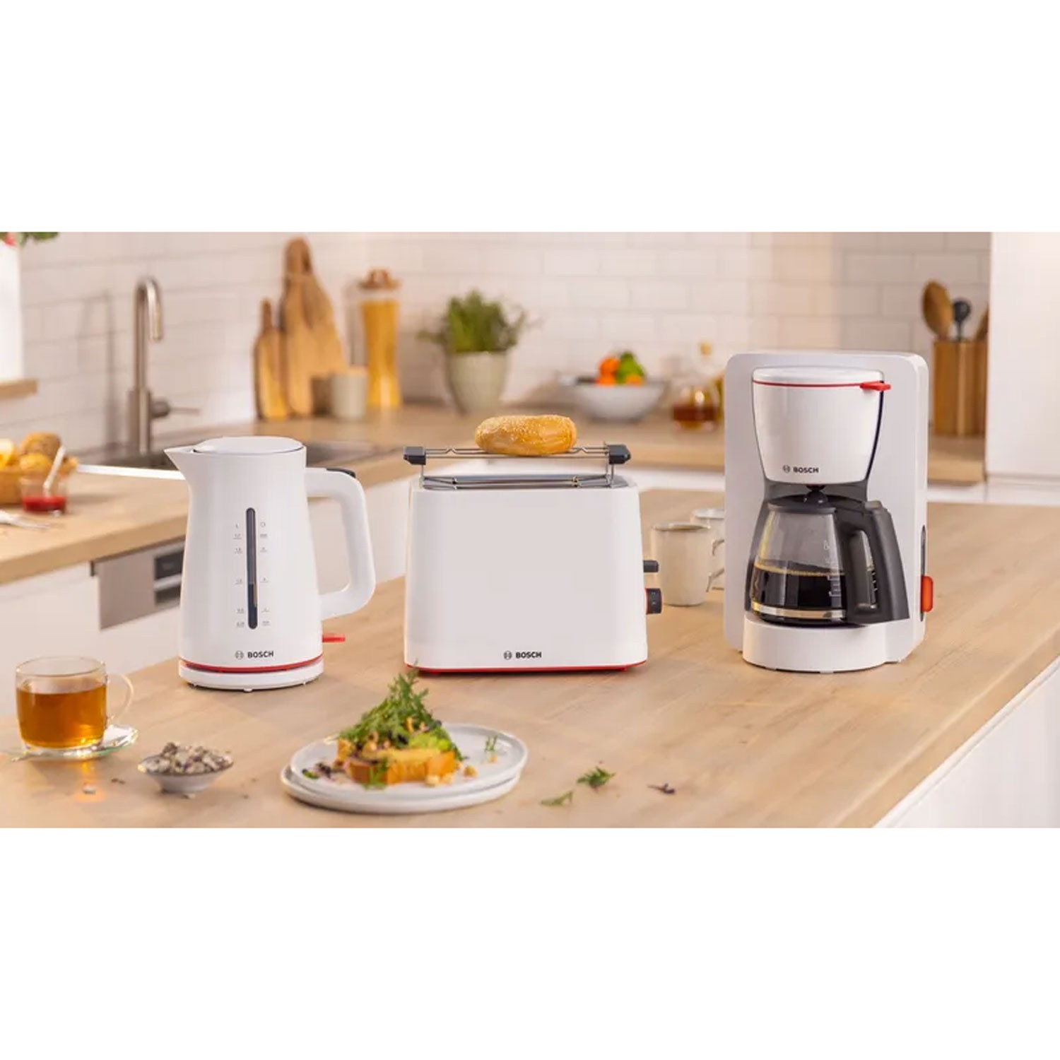 Toaster TAT3M121 White 950W Bagels Function.