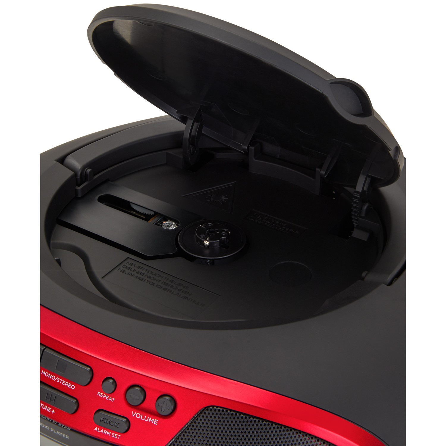 Radio con lettore CD e Bluetooth Rossa